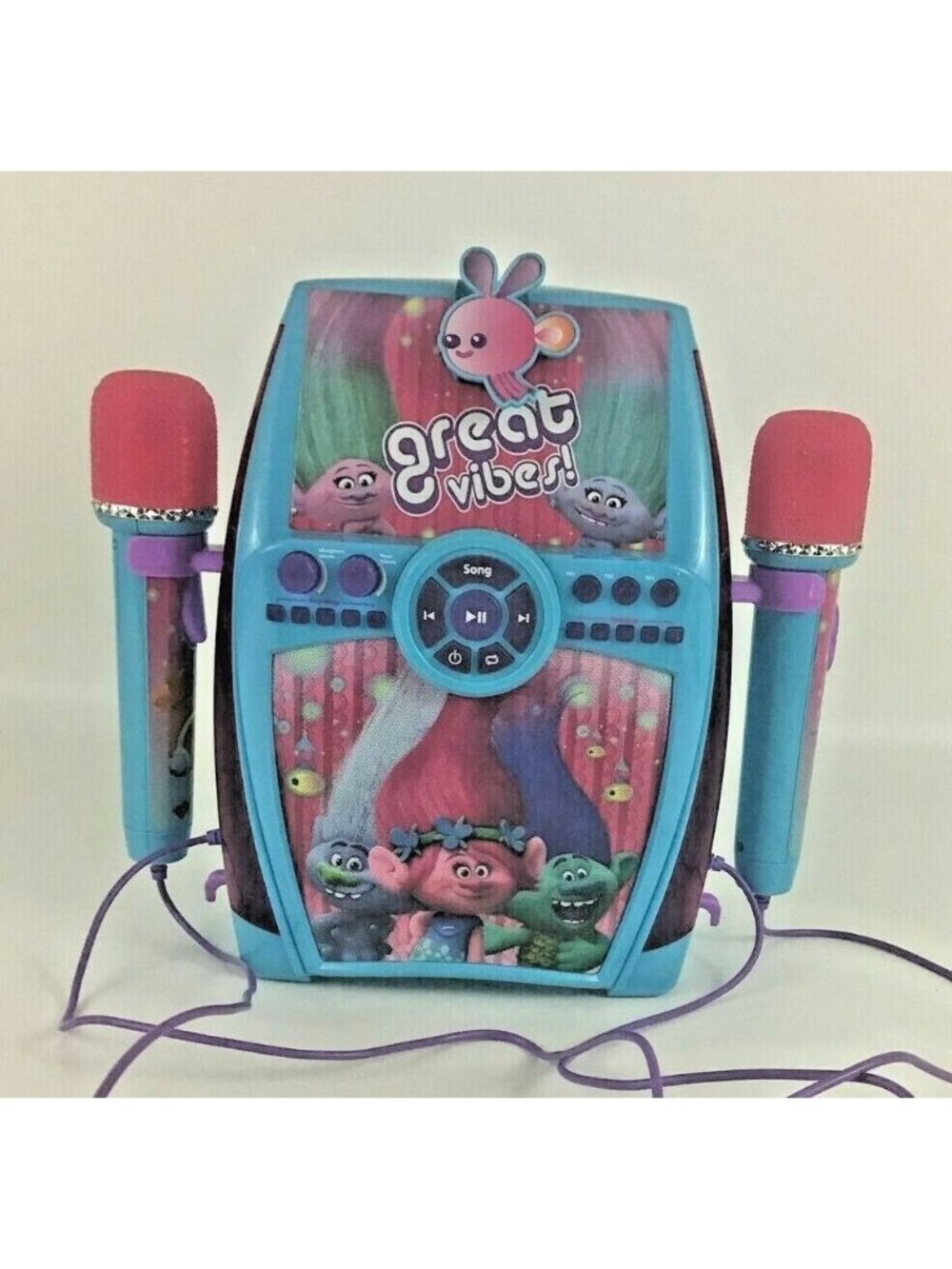 Trolls Poppy Sing Along Digital Recording Studio Dual Microphones Musical Toy